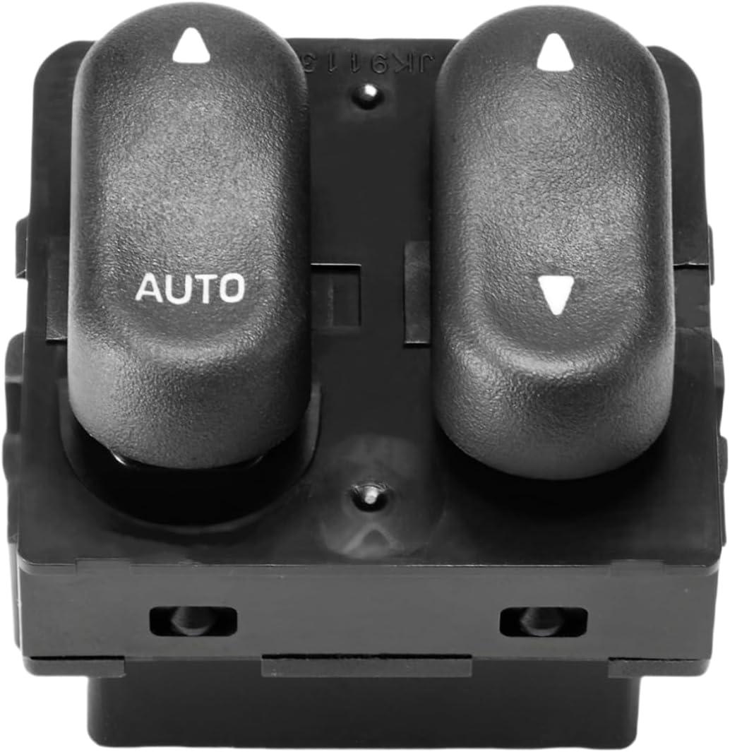 Master Power Window Switch for 1997-2002 Ford F150,1999 F250 F350 F450 F550 Super Duty,1999-2001 Ford Lobo,Front Driver Side Auto Window Control Button 2-Door Pickup XL3Z14529AA F65Z14529AAB 1S10453