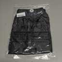 Women Satin Silk Lace Shorts, Elastic Waist Y2K Pajama Shorts Silky French Knickers Half Slip Mini Pjs Bottom (Small, Black)