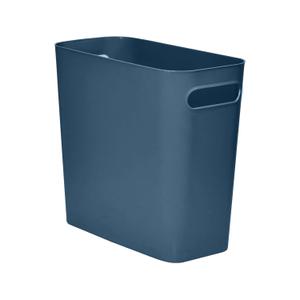 Platic Trash Can - Small Waste basketbin - 1.8 Gallon- for Office,Home,Bathroom,Kitchen - Blue