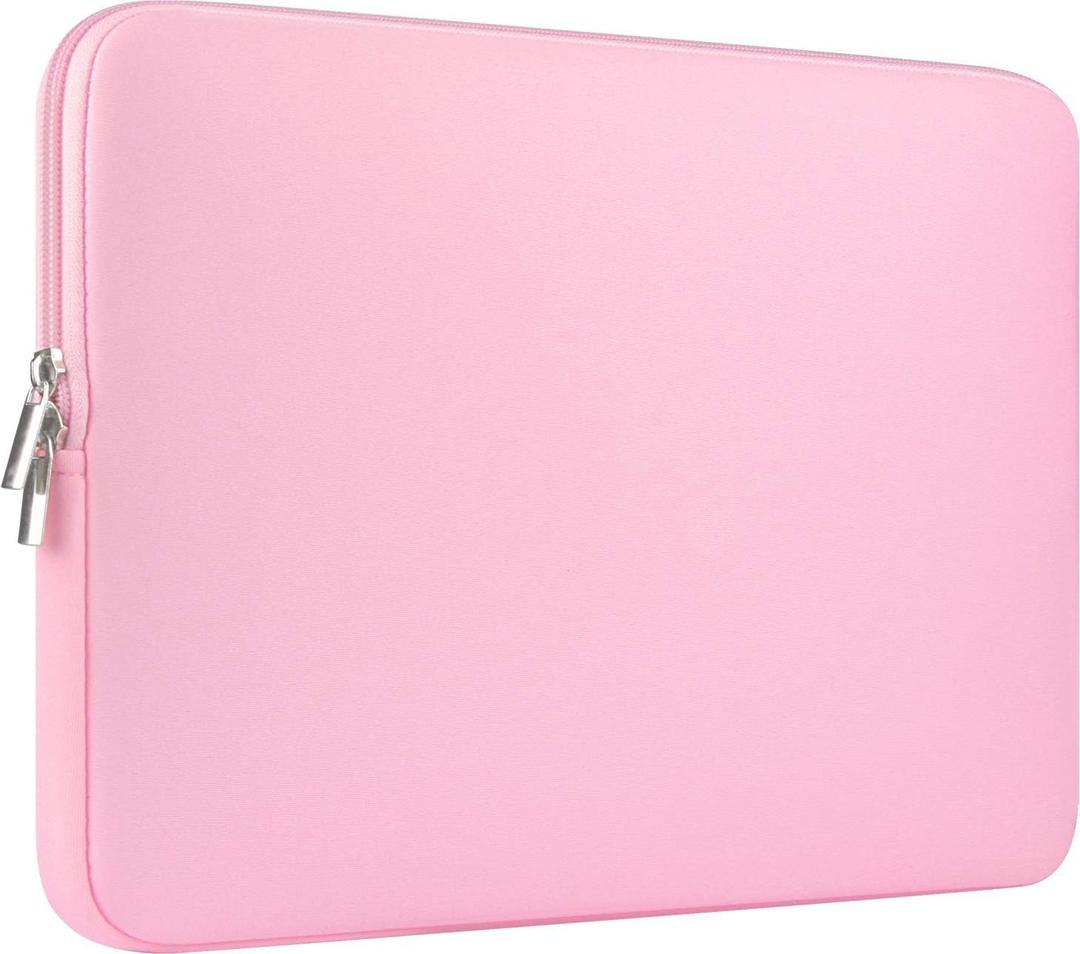 CCPK Laptop Sleeve Case for MacBook Pro 14 inch Mac Air 13 inch M4 M3 M2 M1 Compatible with Hp Lenovo Dell ASUS Computer Laptop Sleeve Bag Protective Carrying Case Cover 13-14 inch Accessories, Pink