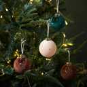Christmas Ball Ornaments, 15 Pcs Ornaments with Velvet, Multicolor Xmas Decorations for Christmas Tree Holiday Decor (Green & Khaki)