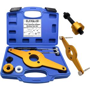 Vibration Damper Holding Tool Replaces T10531, Crankshaft Pulley Shock Absorber Removal Kit Compatible with Audi Skoda Seat VW 1.8 2.0 4V TFSi EA888 Engines