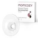 Momcozy Double-Sealed Flange 24mm Compatible with Momcozy M5 Breast Pump. Original M5 Breast Pump Replacement Accessories, 1PC (24mm) (Transparent)