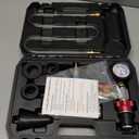 Coolant Vacuum Refill Kit Time-saving Vacuum Coolant Refill Kit Well-sealed Cooling System Vacuum Purge & Refill Kit with Pressure Gauge, 5 Sizes Adapters, Long Coolant Filling Hose for All Vehicles