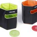 Spalding - Disc Toss Game Set, Includes 2 Folding Target Cans & 2 Discs, Easy Setup Outdoor Game for All Ages, Travel-Friendly for Backyard, Beach, Park, Camping, Tailgates