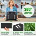 Appliance Slider 360 Rolling Tray for Coffee Maker Bamboo Coffee Pot Slider Tray for Countertop Rotation Sliding Tray with Wheels, Appliances Mat Easily from Under The Cabinet Black(15.7"13")