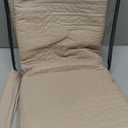 Madison Park Luxe Quilted Throw Blanket - Damask Stitching Design, Cotton Filled Spread, Ultra Soft, Cozy Bedding for Living Room Couch, Sofa, Bed, 60x72", Scalloped Borders Cream
