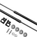 TSUBASA Lift Supports for 2008-2015 Toyota Venza (AV10) 1st Front Bonnet Hood Modify Shock Dampers Carbon Fiber Gas Struts Charged Springs Prop Rod Bar (2PCS) (Normal Black)