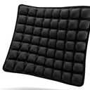 SUNFICON Air Cushion Inflatable Chair Air Seat Cushion Car Portable Breathable Comfort Cushion Office Wheelchair Pad Orthopedics Pain Pressure Relief Cushion Camping Seat Mat 18 x 16 x1 in Black