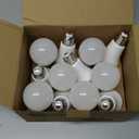 LED Light Bulbs 100W Equivalent 1500 Lumens, A19 13W 5000K Daylight White Non-Dimmable, Super Bright No Flicker Standard E26 Edison Screw Bulbs for Home, Bedroom, Office Lamp, 12-Pack