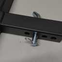 Qualward Hitch Step for 2 Inch Receiver, Steel Trailer Step with Non-Slip and Rust Towing Bumper Guard for Most Car SUV Truck Pickup, 500LBS Max Load