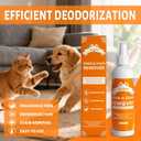 Pet Urine Odor Eliminator Spray, Stain & Strong Odor Eliminator -Designed for hard surface furniture, Carpet Stain Remover for Cat, Dog,Furniture, Beds
