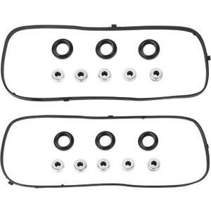 VS50607R Engine Valve Cover Gasket Set for 2003-2008 Honda Accord Pilot Ridgeline & Acura MDX RLTL & Saturn Vue 3.0L 3.2L 3.5L 3.7L, 2003 2004 2005 2006 2007 2008 2009 2010