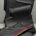 Floor Mats Cargo Mat Set for 2024 2025 GMC Acadia 7 Seats Car Accessories, All-Weather TPE Trunk Mat Cargo Liner Seat Back Covers Door Sill Guards