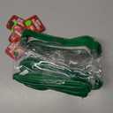 Heavy Duty Clear Cosmetic Bag Waterproof Transparent Travel Makeup Toiletry Organizer Bag (Green, Pack of 4)