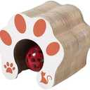 jkahh Cat Toy Interactive Cats Ball Toys Game Training Stuff Fun Multiple Shapes Corrugated Paper Cat House Pet Supplies ,1pc