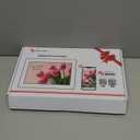 Frameo 10.1" Digital Picture Frame with 32GB Memory Wood WiFi Electronic Photo Frame 1280 x 800 IPS Touch Screen Auto-Rotate Slideshow Wall Mountable Share Photos/Video Remotely Anywhere