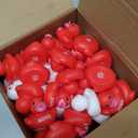 Jenaai 100 Pcs Valentine's Day Bath Toys Ducks Assorted Pink Red White Mini Rubber Ducks Toy Bulk Small Tiny Ducky for Valentines Classroom Exchange Gifts Party Favors