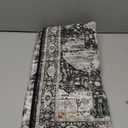 RUUGME Washable 2x3 Area Rugs - Large Boho Rugs for Living Room Stain Resistant Carpet Vintage Tribal Rugs for Bedroom Kitchen Bathroom with Non Slip Backing Home Decor Floor Decoration Mat 2x3 Black