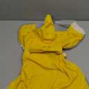 Lukovee Dog Raincoat, Adjustable Dog Rain Jacket with Clear Hooded Double Layer for Large Medium Small Dogs Puppies, Waterproof Rain Coat Poncho with Reflective Storage Pocket & Rim (Yellow, Large)