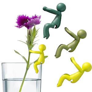 Pack of 3, Plant Breeding Budd, Plant Breeding Friend, Plant Cutting Holder Plant Support Bud, Cute Plant Support Plant breeding Station or Indoor Garden, Three Colors. (3pcs)