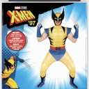 MARVEL Wolverine Official Adult Deluxe Zentai Halloween Costume-Deluxe Two-Way Stretch Spandex Suit with Gloves and Claws (Yellow, M)