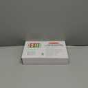 OSTEK LED Exit Emergency Sign Light Red/Green Color Switchable - Standard - Battery Backup, Dual LED Lamp ABS Fire Resistance UL-Listed 120-277V