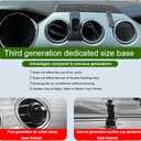 Car Phone Holder for Ford Mustang Auto Accessories [Only for 2015-2023 Mustang] [Auto Lock Hands Free Cell Phone Mount Car fits for iPhone & All Smartphones]