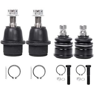 LCWRGS Front Upper and Lower Ball Joints Replacement for Chevy SSR Trailblazer Ext Buick Rainier GMC Envoy XL XUV Ascender Bravada 9-7X K6663 K6664, 4pcs