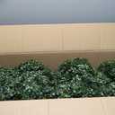 4FT Artificial Spiral Boxwood,Topiary Trees Artificial Outdoor-Indoor Outdoor Decor - Plastic Pots - Set of 2