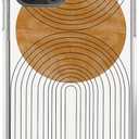 Abstract Boho Rainbow Case for iPhone 16 Pro Max, Compatible with iPhone 16 Pro Max for Girl Men and Women, Unique Trendy TPU Bumper Phone Cover