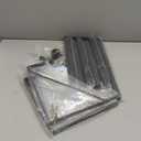 Anndason Closet Rod, 17 to 87 Inch Closet Rods 1.3 Inches Heavy Duty Closet Rod Adjustable Closet Rod Closet Rods for Hanging Clothes and Heavy Duty Clost Rod Bracket Closet Rod Support (Black)