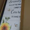 Serenity Prayer Framed Wall Art Bible Verses Wall Decor 16x24 Inch