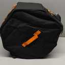 Hat Storage Box for Women & Men, Hardboard Support Hat Boxes with 1 Door Hook Hat Organizer, Cowboy Hat Box for Travel, Hat Bag Hat Case (Black)