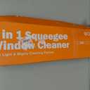 Eazer 89'' Squeegee Window Cleaner 2 in 1 Rotatable Window Cleaning Tool Kit with Extension Pole, Window Washing Equipment with Bendable Head for Indoor/Outdoor Window and Car Glass