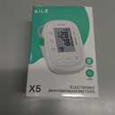 AILE Blood Pressure Monitor, Blood Pressure Machine Upper Arm Large Cuff(8.7"-16.5"), High Automatic Blood Pressure Monitors Cuff for Home Use, Manual Arm Bp Monitor, 2 * 99 Memory (White)