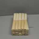 Paper Hand Fan Vintage Bamboo Handle Paper Folding Fans Outdoor Wedding Party Favors (Cream, 50)