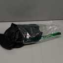 GORGECRAFT 1 Pair Black Satin Short Bridal Sleeve Removable Puff Sleeves Handmade Detachable Elegant Wedding Accessories Sleeve Covers for Wedding Dress Bridal Accessories 9.1x7.5 inch