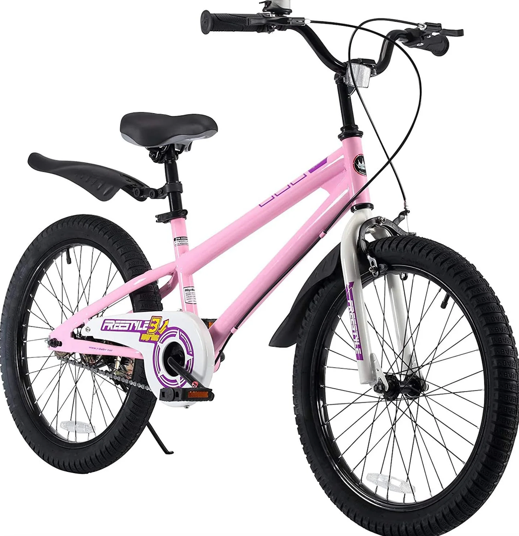 RoyalBaby Freestyle 20" Bicycle for Boys and Girls,Pink