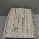 Area Rugs for Living Room: 5x7 Washable Boho Rug for Bedroom Large Neutral Bohemian Moroccan Farmhouse Geometric Dining Room Rugs Ultra Soft Floor Carpet Indoor for Home Office - Brown Beige