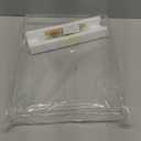 12"x16" Clear Acrylic Serving Tray with Golden Handles, Sturdy Huge Capacity Acrylic Tray for Coffee, Juice, Kitchen and Desk Organizer, Storage Tray (12"x16")