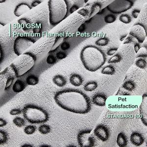 Premium Soft Dog Blanket Washable, 70"×70" Cat Blanket for Indoor Cats Large Medium Small Dog Gifts Puppy Essentials (Grey)