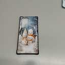Compatible with Samsung Galaxy S23 Ultra Case,The Snowman Family Four Christmas Xmas Desgin,Anti-Scratch Shockproof