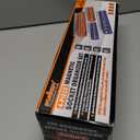 HORUSDY 4-Piece Magnetic Socket Organizer Set, Holds 1/4" & 3/8" SAE & Metric Standard/Deep Sockets, Strong Rubberized Magnetic Base, Durable Plastic Socket Holder for Toolbox & Workbench