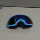 EasYoung Kids Ski Goggles Snowboard Goggles for Children, Youth, Boys & Girls 3-15 (04: Blue Frame With Green Lens)