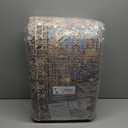 6x9 Area Rugs for Living Room, Bedroom - Machine Washable, Non-Slip Bedside Rug, Large Soft Floor Carpet for Office, Dining Room, Farmhouse and Home Decor, Rustic Vibes/Rust