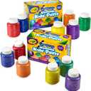 Crayola Washable Kids Paint Set (12ct), School Supplies, Classic and Glitter Paint for Kids, Classroom Arts & Crafts, Toddler Painting Kit, Gifts, Ages 3+ 