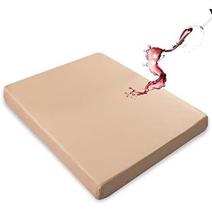 Mecerock Mattress Protector, Breathable and Soft Waterproof Mattress Protector, Mattress Cover, Camel Twin Mattress Cover