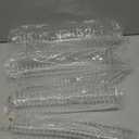 50 PCS Disposable Martini Glasses for Parties 5oz,Plastic Martini Glasses Disposable,Martini Plastic Cups for Wedding Party Bowl Wine Ice Cream Fruit