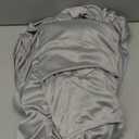 10 ft x 10 ft Wrinkle Free Silver Backdrop Curtain for Parties, Polyester Silver Grey Backdrop Drapes 2 Panels 5x10ft for Baby Shower Photoshoot Engagement Wedding Birthday Photography Background